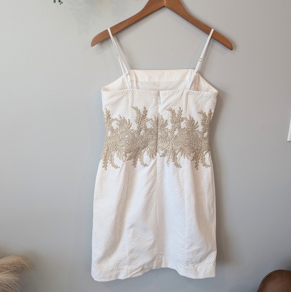 Lilly Pulitzer Kade dress is resort white sz. 2 - Picture 6 of 10